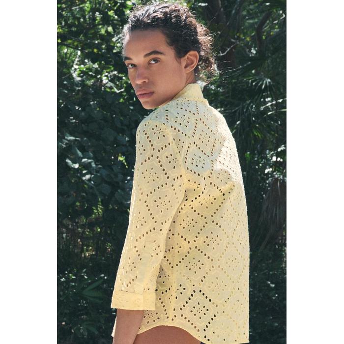 РУБАШКА С ВЫШИВКОЙ РИШЕЛЬЕ ИЗ КОЛЛЕКЦИИ ZW COLLECTION