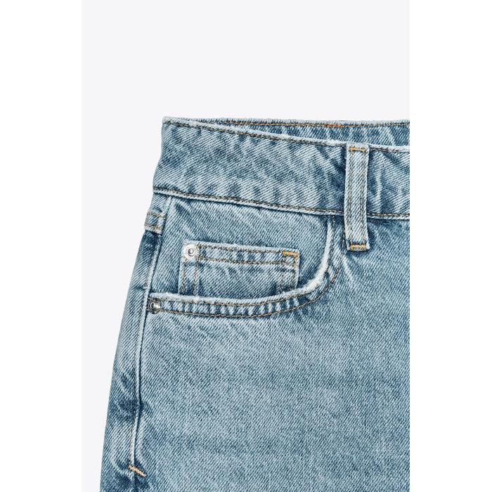 ДЖИНСЫ С ЗАВЫШЕННОЙ ТАЛИЕЙ Z1975MOM FIT 