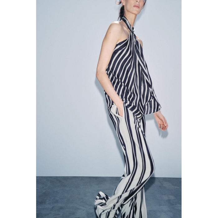 БРЮКИ В ПОЛОСКУ ИЗ КОЛЛЕКЦИИ ZW COLLECTION