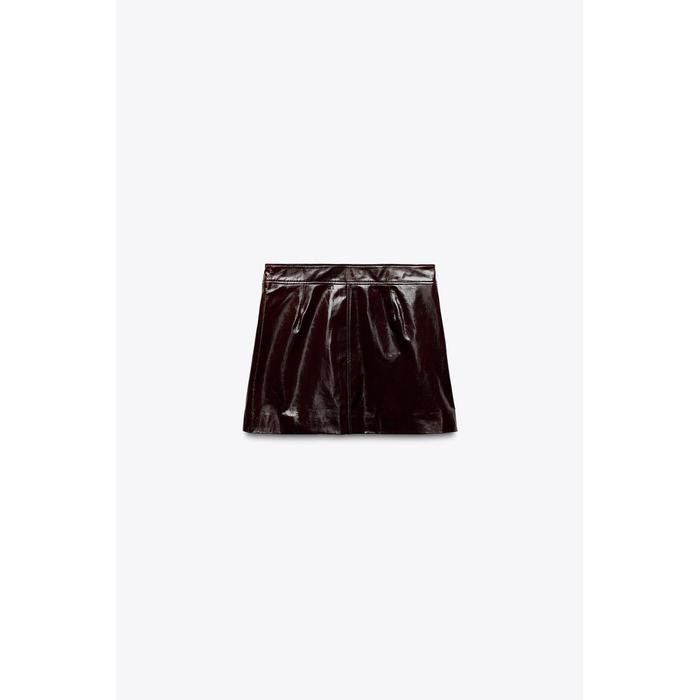 КОРОТКАЯ ЮБКА ИЗ 100% КОЖИ ОТ ZW COLLECTION