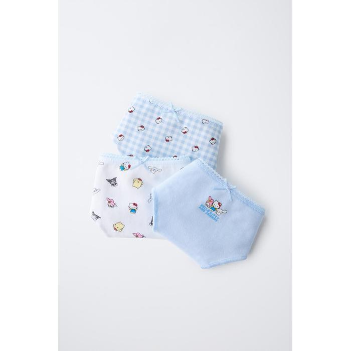 ВОЗРАСТ ОТ 6 ДО 14 ЛЕТ/ 3-НАБОР ТРУСИКОВ HELLO KITTY И ДРУЗЕЙ © SANRIO