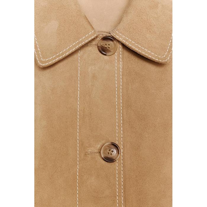 КОЖАНАЯ КУРТКА ИЗ 100% ЗАМШИ ОГРАНИЧЕННОЙ СЕРИИ ZW COLLECTION