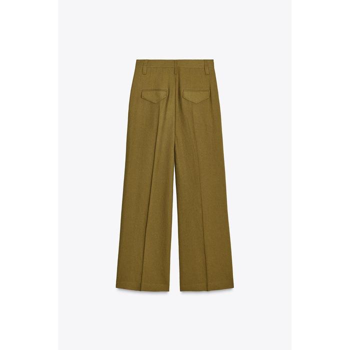 БРЮКИ ИЗ ЛЬНЯНОЙ СМЕСИ С ШТОПКОЙ ИЗ КОЛЛЕКЦИИ ZW COLLECTION