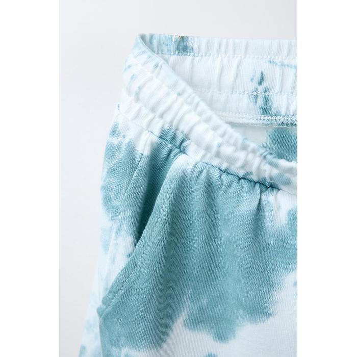 СПОРТИВНЫЕ ШОРТЫ-БЕРМУДЫ TIE-DYE ДЛЯ БЕГА ТРУСЦОЙ