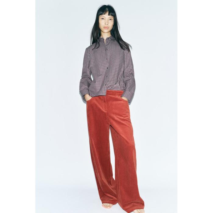 РУБАШКА В КЛЕТКУ ИЗ КОЛЛЕКЦИИ ZW COLLECTION