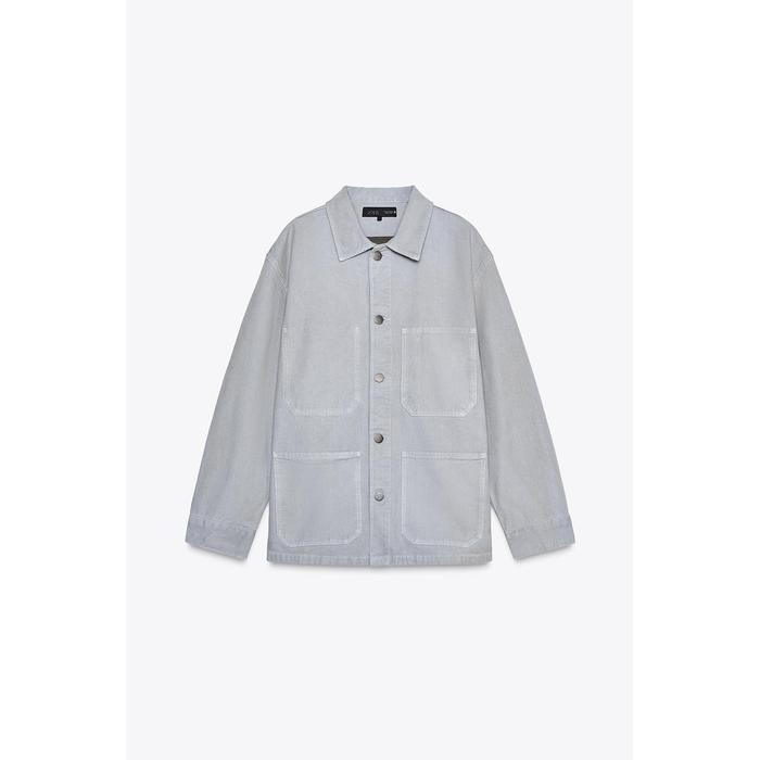 ВЕРХНЯЯ РУБАШКА С КАРМАНАМИ ИЗ КОЛЛЕКЦИИ ZARA WOMAN
