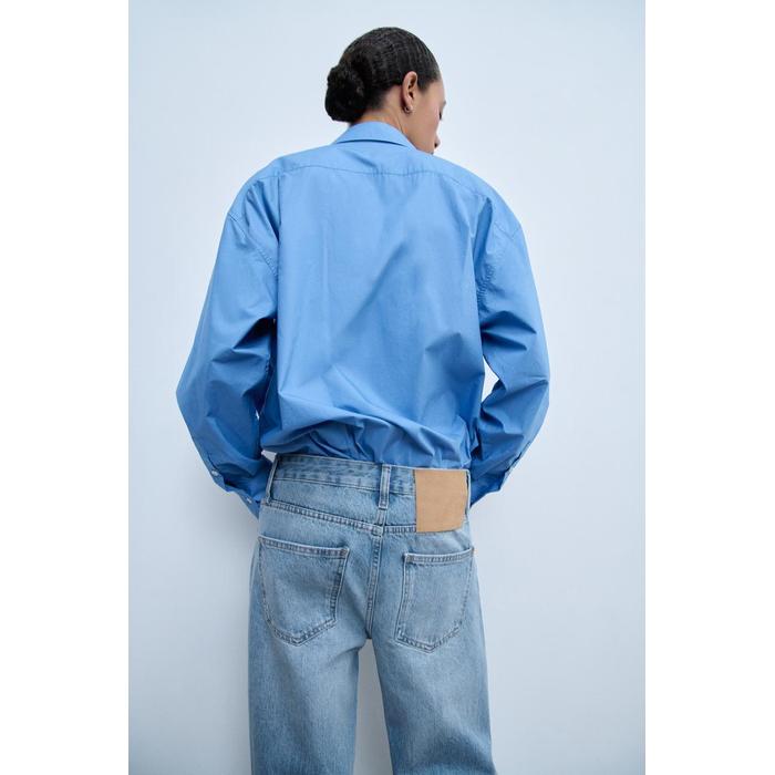 ДЖИНСЫ С НИЗКОЙ ПОСАДКОЙ В ПОЛНЫЙ РОСТ ИЗ КОЛЛЕКЦИИ ZW BOOTCUT