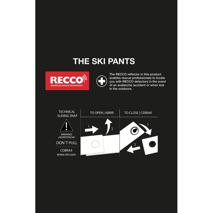 БРЮКИ-КАРГО ИЗ КОЛЛЕКЦИИ ЛЫЖНОГО СНАРЯЖЕНИЯ С ТЕХНОЛОГИЕЙ RECCO® ДЛЯ ЗАЩИТЫ ОТ ВОДЫ И ВЕТРА