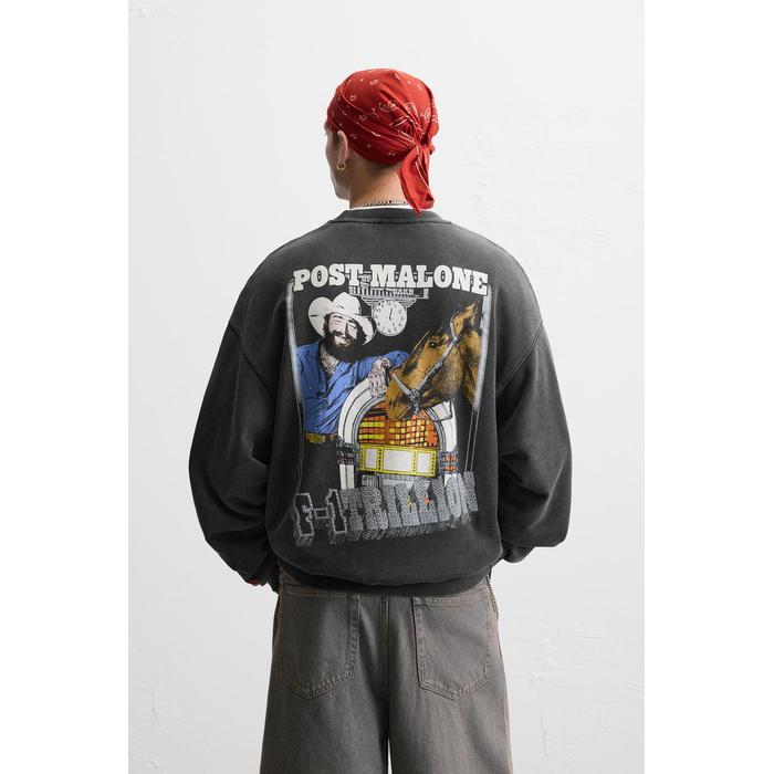 ТОЛСТОВКА POST MALONE™ С круглым воротом