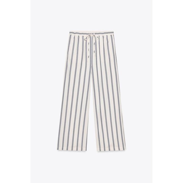 БРЮКИ ПАЛАЦЦО В ПОЛОСКУ ИЗ КОЛЛЕКЦИИ ZW COLLECTION