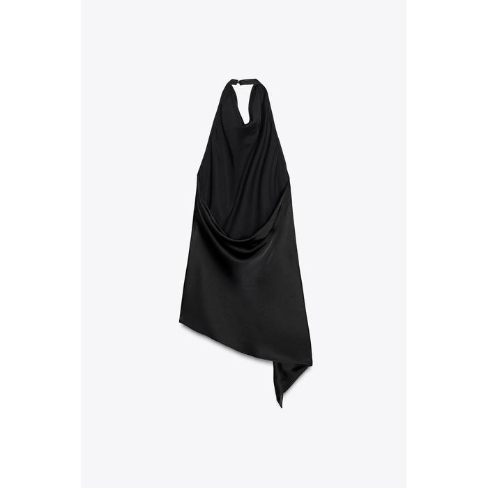 АТЛАСНЫЙ ТОП НА БРЕТЕЛЯХ ИЗ КОЛЛЕКЦИИ ZW COLLECTION