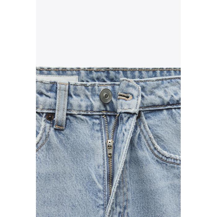 ДЖИНСЫ TRF С MOM FIT ВЫСОКОЙ ТАЛИЕЙ