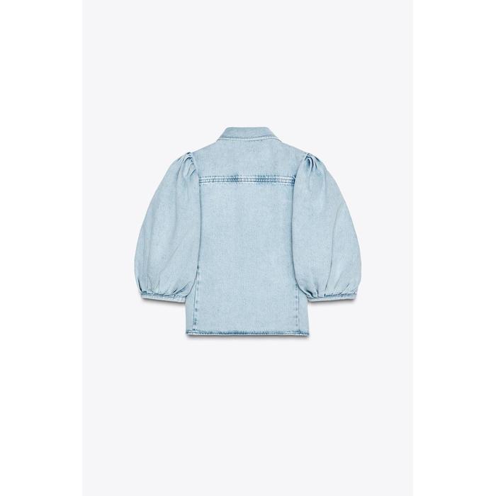 ДЖИНСОВАЯ БЛУЗКА ИЗ КОЛЛЕКЦИИ ZW COLLECTION
