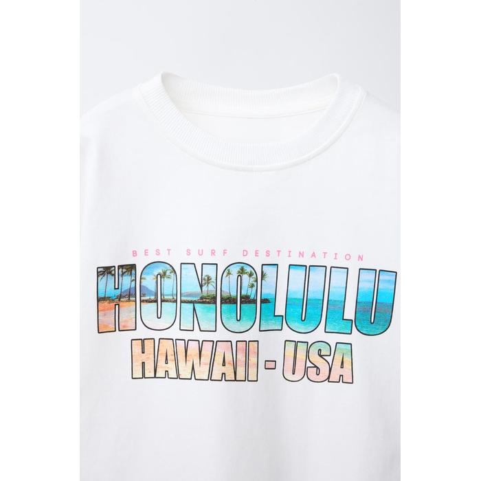 ФУТБОЛКА С ПРИНТОМ HONOLULU SURF