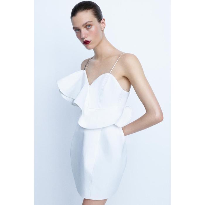 КОРОТКОЕ ОБЪЕМНОЕ ПЛАТЬЕ ИЗ КОЛЛЕКЦИИ ZW COLLECTION