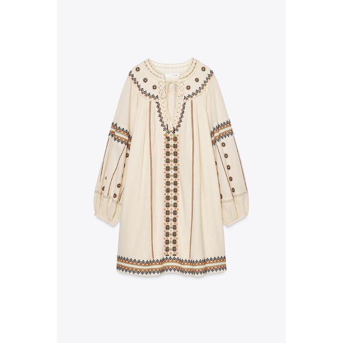 ПЛАТЬЕ С ВЫШИВКОЙ ИЗ КОЛЛЕКЦИИ ZW COLLECTION