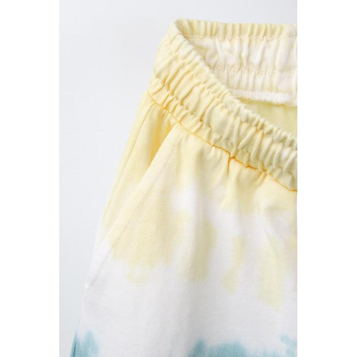 СПОРТИВНЫЕ ШОРТЫ-БЕРМУДЫ TIE-DYE ДЛЯ БЕГА ТРУСЦОЙ