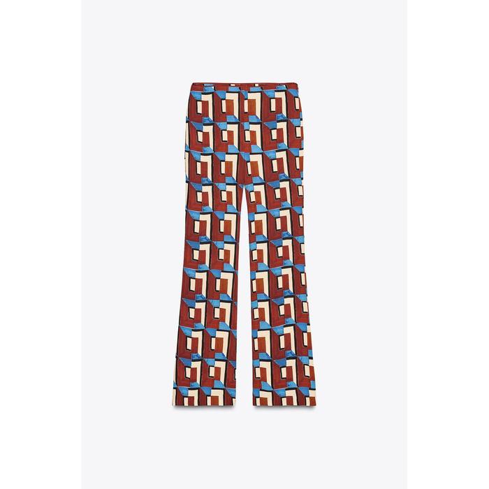 БРЮКИ-КЛЕШ С ПРИНТОМ ИЗ КОЛЛЕКЦИИ ZW COLLECTION