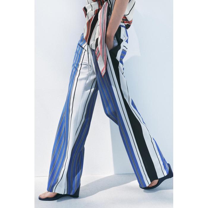 БРЮКИ В ПОЛОСКУ ИЗ КОЛЛЕКЦИИ ZW COLLECTION