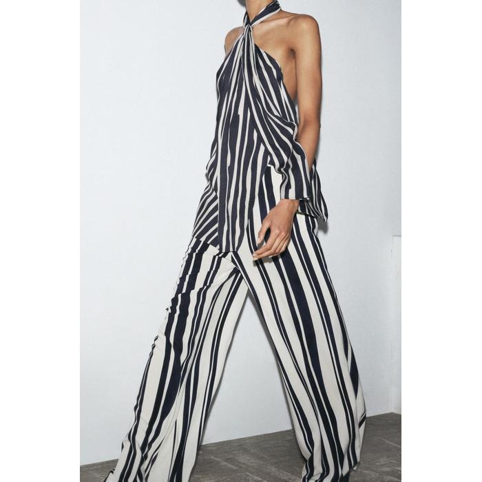 БРЮКИ В ПОЛОСКУ ИЗ КОЛЛЕКЦИИ ZW COLLECTION