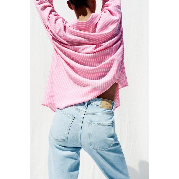 ДЖИНСЫ С ЗАВЫШЕННОЙ ТАЛИЕЙ Z1975MOM FIT 