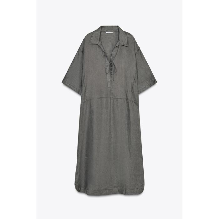 КАФТАН ИЗ 100% ЛЬНА КОЛЛЕКЦИИ ZW COLLECTION