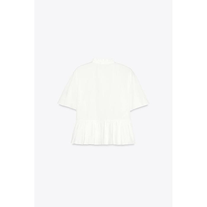 РУБАШКА С ВЫШИТОЙ БАСКОЙ ИЗ КОЛЛЕКЦИИ ZW COLLECTION