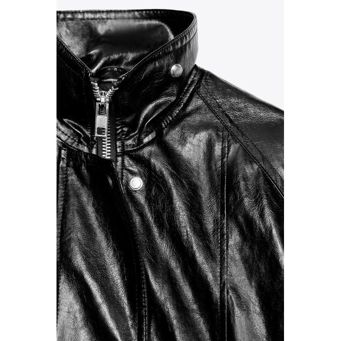 КУРТКА С ЭФФЕКТОМ КОЖИ ИЗ КОЛЛЕКЦИИ ZW COLLECTION