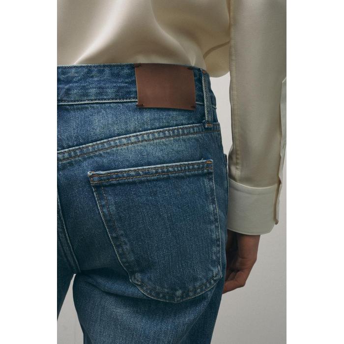 ДЖИНСЫ С НИЗКОЙ ПОСАДКОЙ В ПОЛНЫЙ РОСТ ИЗ КОЛЛЕКЦИИ ZW BOOTCUT