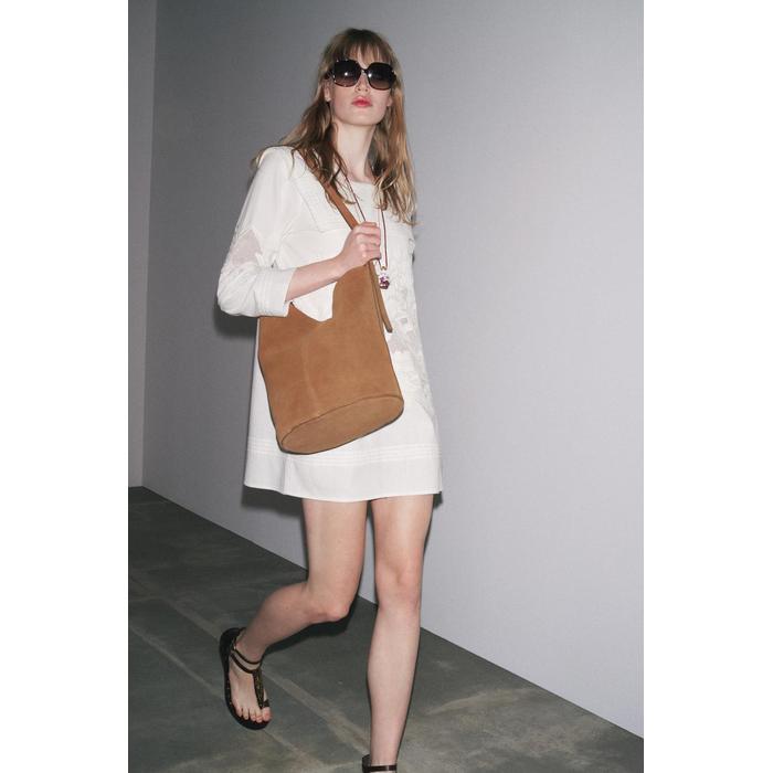 КОРОТКОЕ ПЛАТЬЕ С ВЫШИВКОЙ ИЗ КОЛЛЕКЦИИ ZW COLLECTION