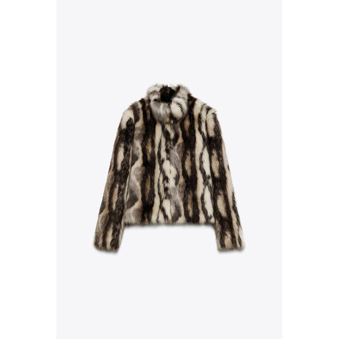 ПАЛЬТО ИЗ ИСКУССТВЕННОГО МЕХА КОЛЛЕКЦИИ ZW COLLECTION