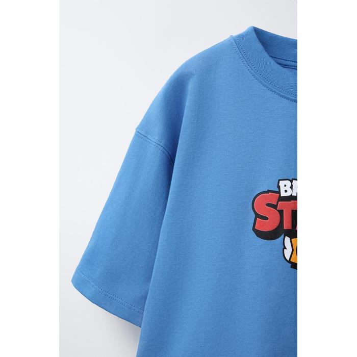 ФУТБОЛКА BRAWL STARS © SUPERCELL OY С РЕЛЬЕФНЫМИ ДЕТАЛЯМИ