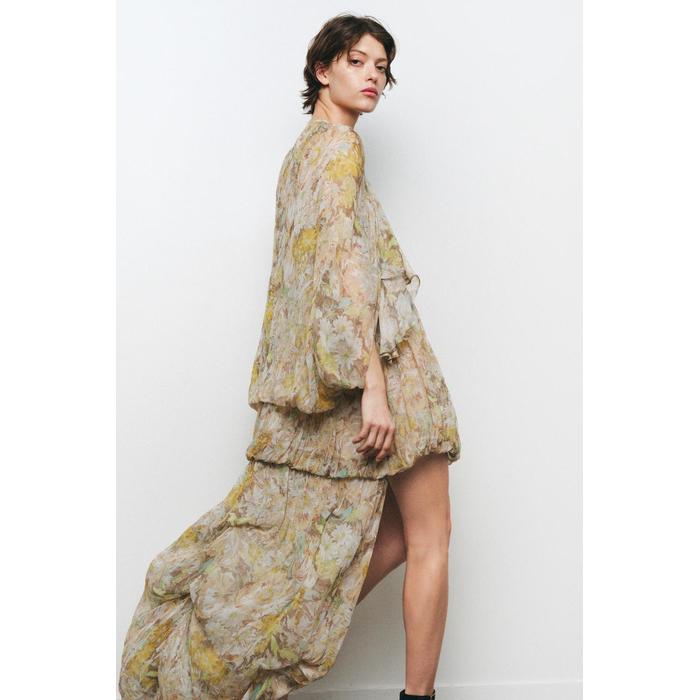 ДЛИННОЕ ПЛАТЬЕ С ПРИНТОМ ИЗ КОЛЛЕКЦИИ ZW COLLECTION