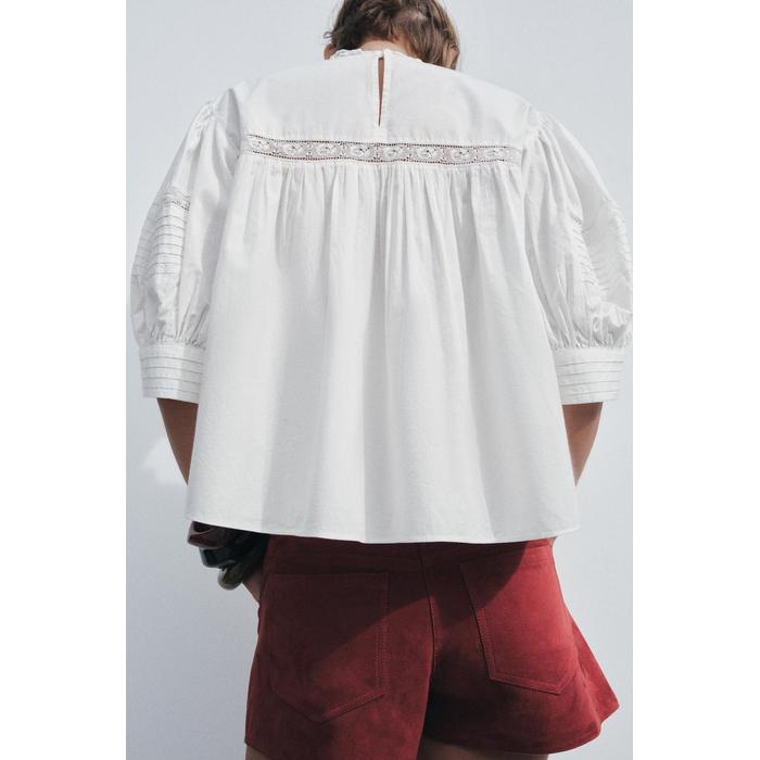 КРУЖЕВНАЯ БЛУЗКА ИЗ КОЛЛЕКЦИИ ZW COLLECTION
