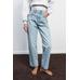 ДЖИНСЫ TRF С MOM FIT ВЫСОКОЙ ТАЛИЕЙ