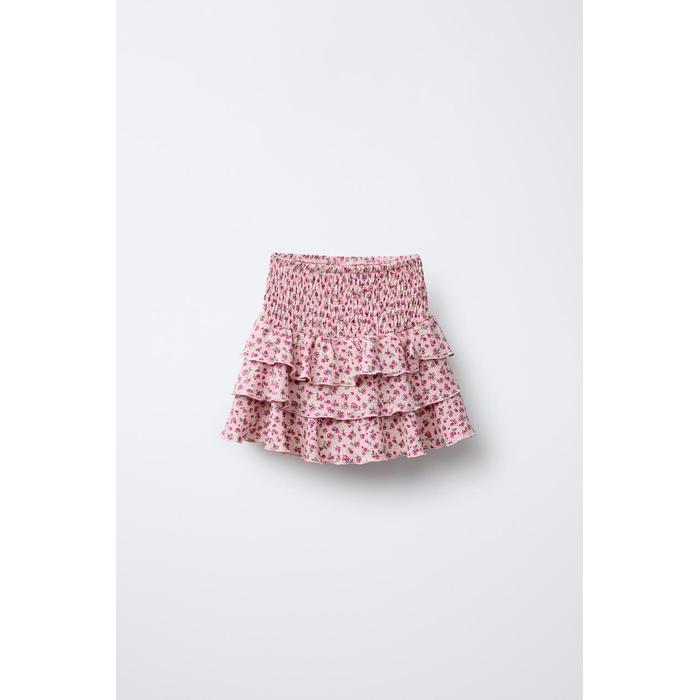 EX ОБЛЕГАЮЩИЕ ЦВЕТОЧНЫЕ БЕРМУДЫ SKORT