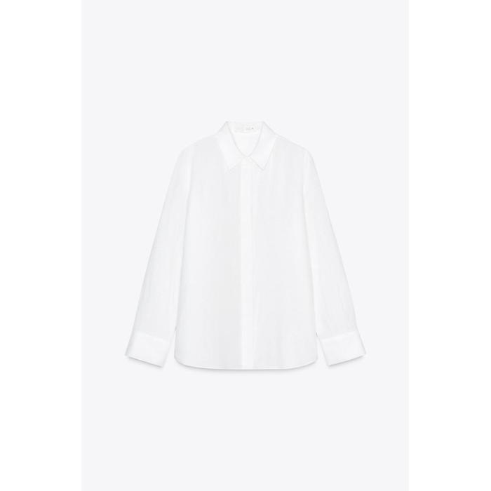 РУБАШКА ИЗ 100% ЛЬНА КОЛЛЕКЦИИ ZW COLLECTION