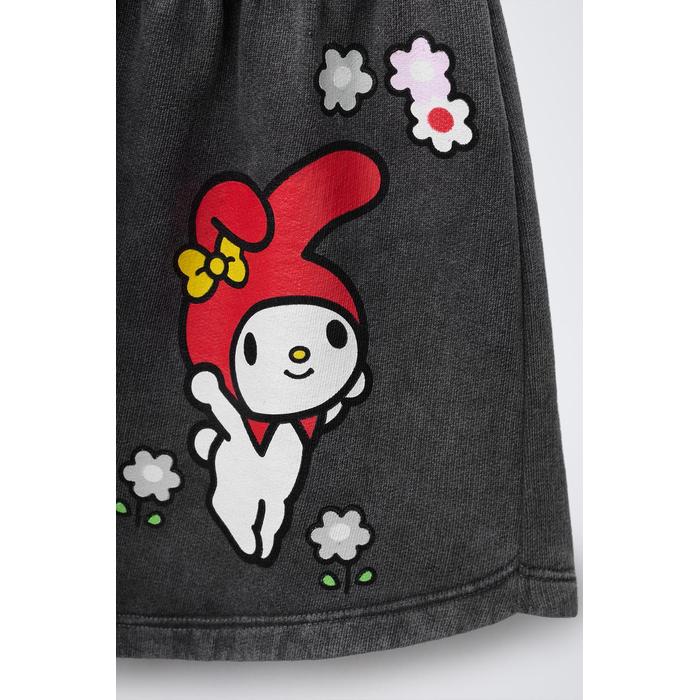 МОЯ МЕЛОДИЯ © ШОРТЫ-БЕРМУДЫ С ЭФФЕКТОМ СТИРКИ ОТ SANRIO