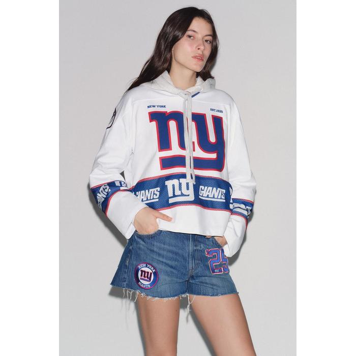 ДЖИНСОВЫЕ ШОРТЫ NFL GIANTS С ВЫСОКОЙ ТАЛИЕЙ