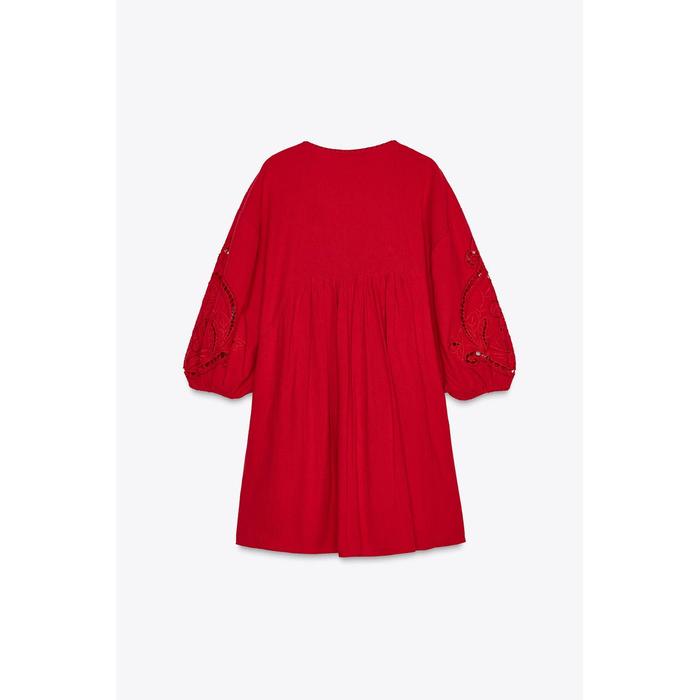 КОРОТКОЕ ПЛАТЬЕ С ВЫШИВКОЙ ИЗ КОЛЛЕКЦИИ ZW COLLECTION