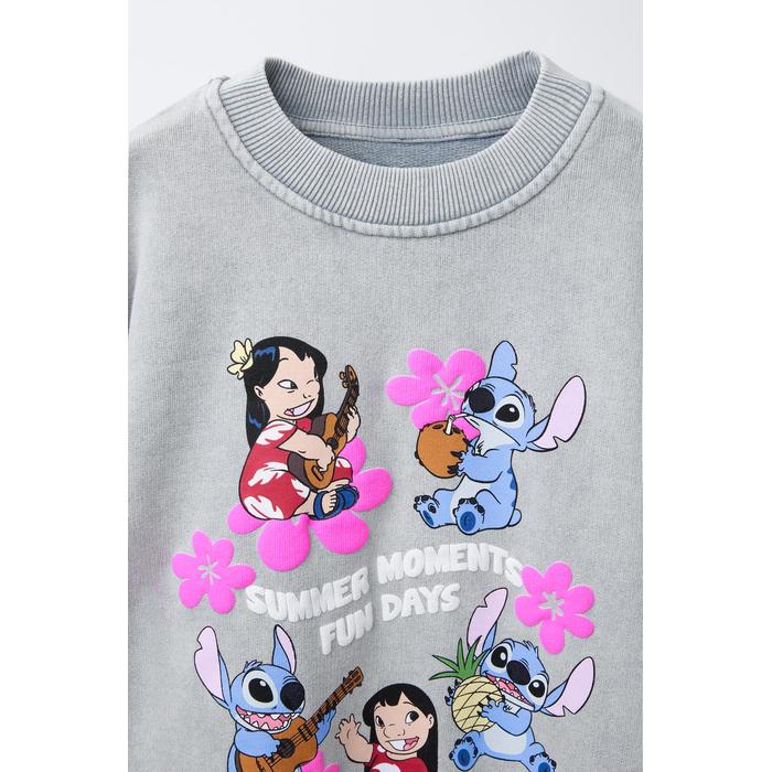ВЫЦВЕТШАЯ ТОЛСТОВКА LILO &amp; STITCH ©DISNEY 