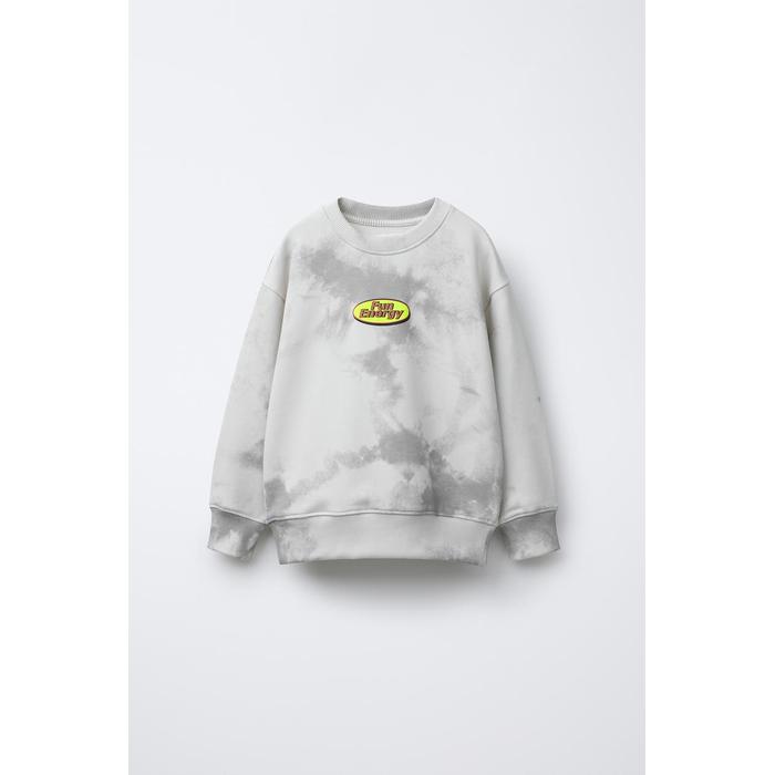 ТОЛСТОВКА TIE-DYE С ПРИНТОМ