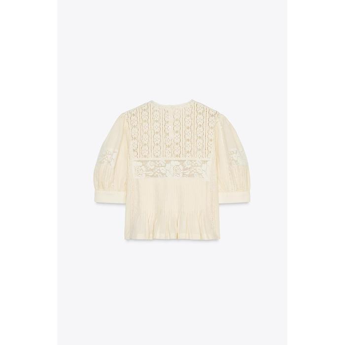 КРУЖЕВНАЯ БЛУЗКА ИЗ КОЛЛЕКЦИИ ZW COLLECTION