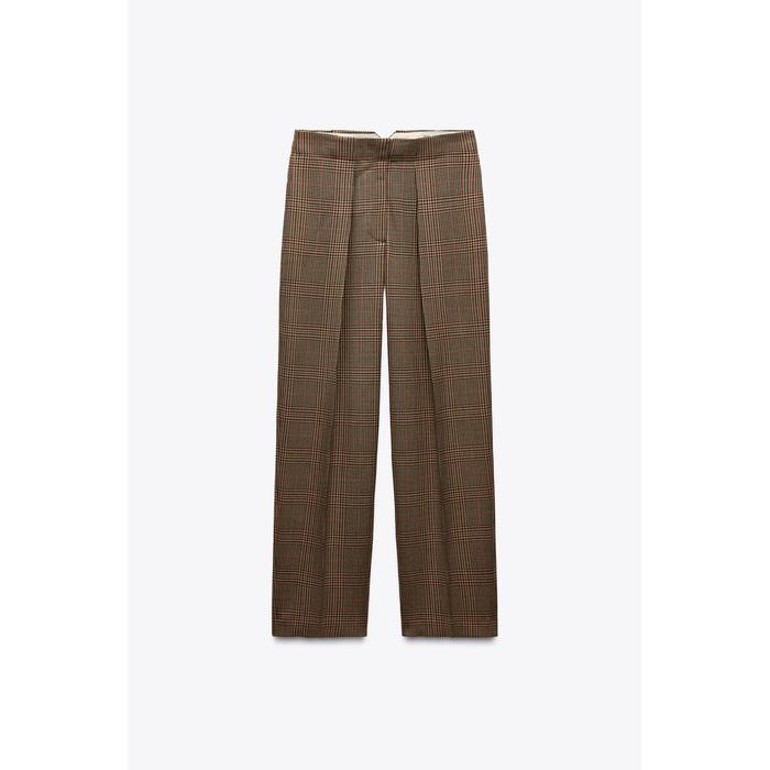 БРЮКИ В КЛЕТКУ С ШТОПКОЙ ИЗ КОЛЛЕКЦИИ ZW COLLECTION