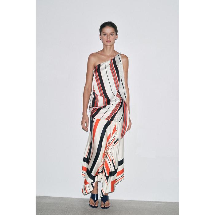 АСИММЕТРИЧНЫЙ ТОП В ПОЛОСКУ ИЗ КОЛЛЕКЦИИ ZW COLLECTION