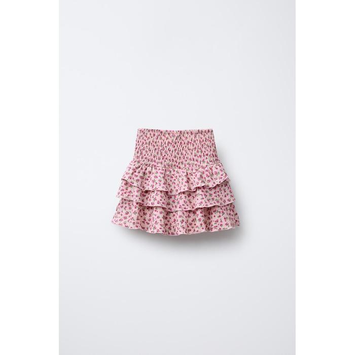 EX ОБЛЕГАЮЩИЕ ЦВЕТОЧНЫЕ БЕРМУДЫ SKORT