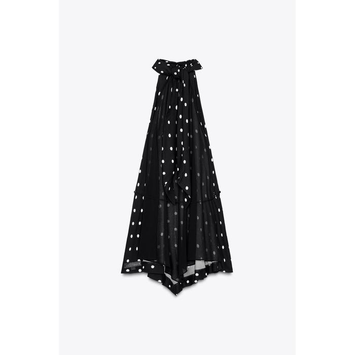 ТОП НА БРЕТЕЛЯХ В ГОРОШЕК ИЗ КОЛЛЕКЦИИ ZW COLLECTION