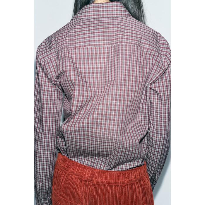 РУБАШКА В КЛЕТКУ ИЗ КОЛЛЕКЦИИ ZW COLLECTION