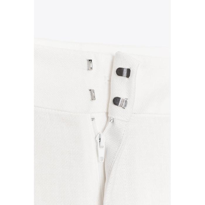 БРЮКИ В СКЛАДКУ ИЗ ЛЬНЯНОЙ СМЕСИ КОЛЛЕКЦИИ ZW COLLECTION
