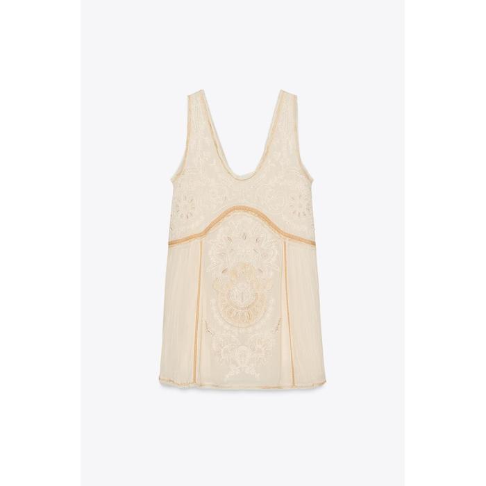 ПЛАТЬЕ С ВЫШИВКОЙ ИЗ КОЛЛЕКЦИИ ZW COLLECTION